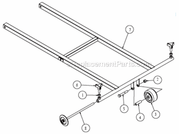 Page T Diagram and Parts List for MK-4024KB  MK Diamond Concrete Saw